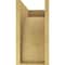 Ekena Millwork 8"W x 16"D x 16"H Classic Stockport Rough Cedar Woodgrain TimberThane Corbel, Primed Tan CORUR08X16X16STORCPR - alternate 6